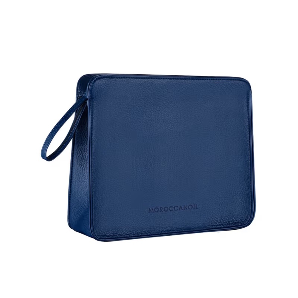 Moroccanoil Navy Cosmetic Makeup Travel Bag